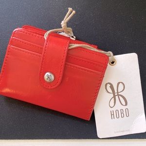 Orange card case wallet. NWT